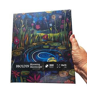 BBOLDIN Blooming Moonscape 1000 Piece Jigsaw Puzzle Color Floral Art Z-981 NEW